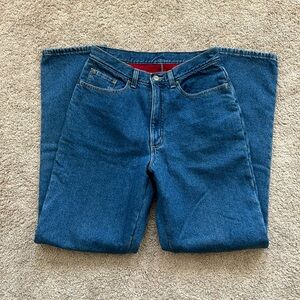 L.L. Bean Fleece Lined Straight Leg Jeans